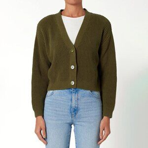 ROLLA'S Sailor Slouch Cardigan - Olive Green - Size 12/L